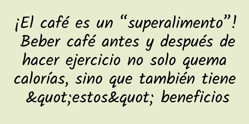 ¡El café es un “superalimento”! Beber café antes y después de hacer ejercicio no solo quema calorías, sino que también tiene "estos" beneficios