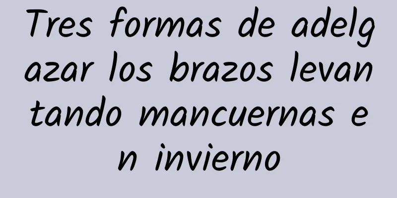 Tres formas de adelgazar los brazos levantando mancuernas en invierno