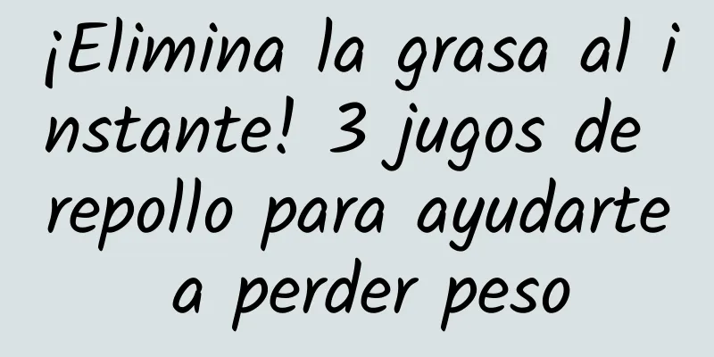¡Elimina la grasa al instante! 3 jugos de repollo para ayudarte a perder peso